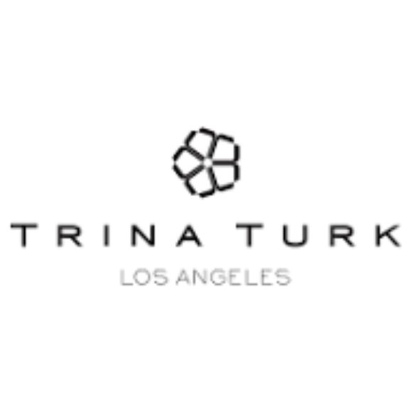 Trina Turk White 80% Cotton Turtle Neck Size L - Picture 2 of 7